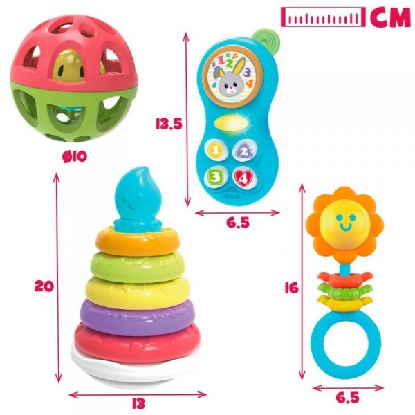 Zestaw zabawek dla dzieci Winfun 4 Sztuk 13 x 20 x 13 cm