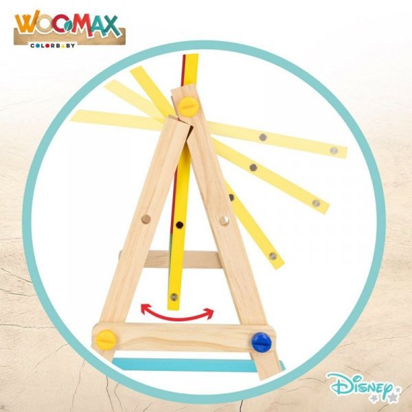 Tablica 2 w 1 Disney 5 Części 4 Sztuk 40 x 64,5 x 31,5 cm