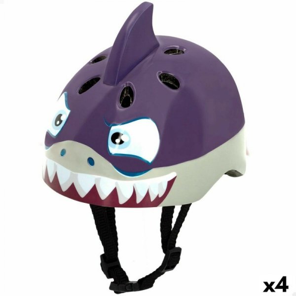Kask Dziecięcy K3yriders Shark 52-55 cm (4 Sztuk)