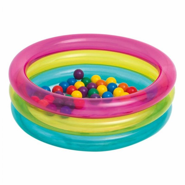 Basen z Piłeczkami Intex 86 x 25 x 86 cm (3 Sztuk)