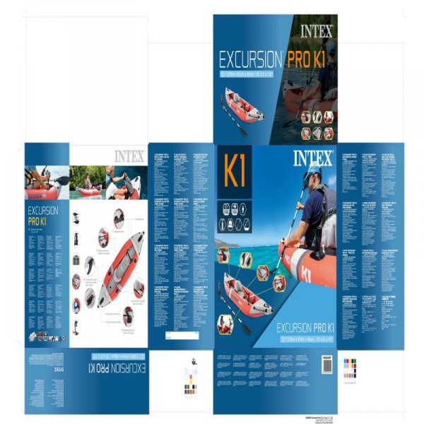 Dmuchany kajak Intex Excursion Pro 305 x 91 x 46 cm