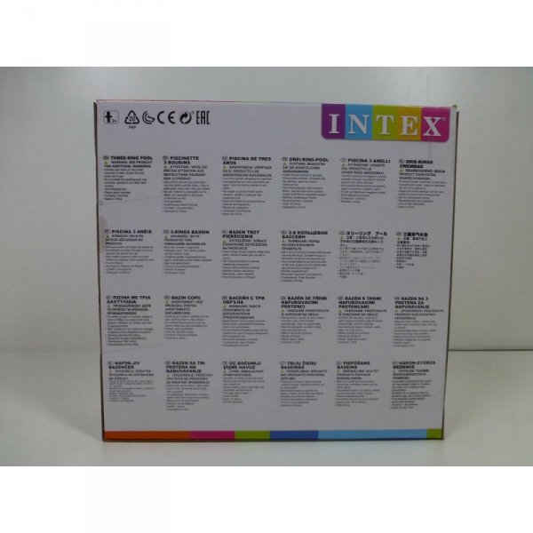 Dmuchany Fotel dla Dzieci Intex Sunset Fiszbiny 131 L 114 x 25 x 114 cm (6 Sztuk)