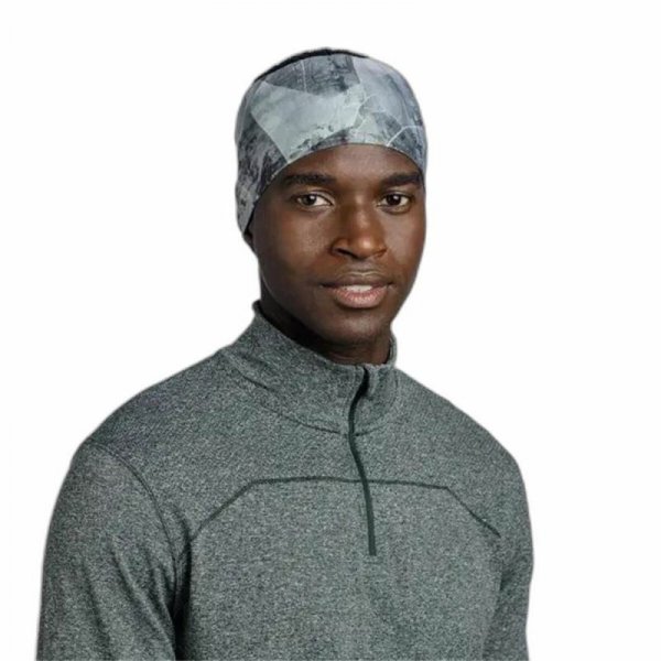 Opaska sportowa na głowę Buff Jebel Moss Szary