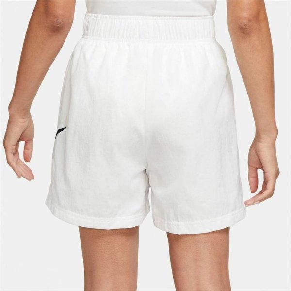 Krótkie Spodenki Sportowe Damskie Nike Sportswear Essential Biały