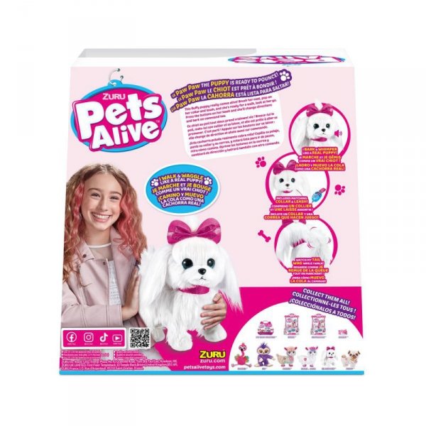Interaktywny Piesek Lil Paw Paw Puppy Pets Alive 30 x 18 x 30 cm