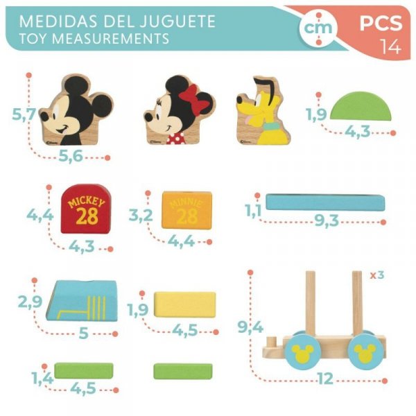 Pociąg Disney 14 Części (6 Sztuk)