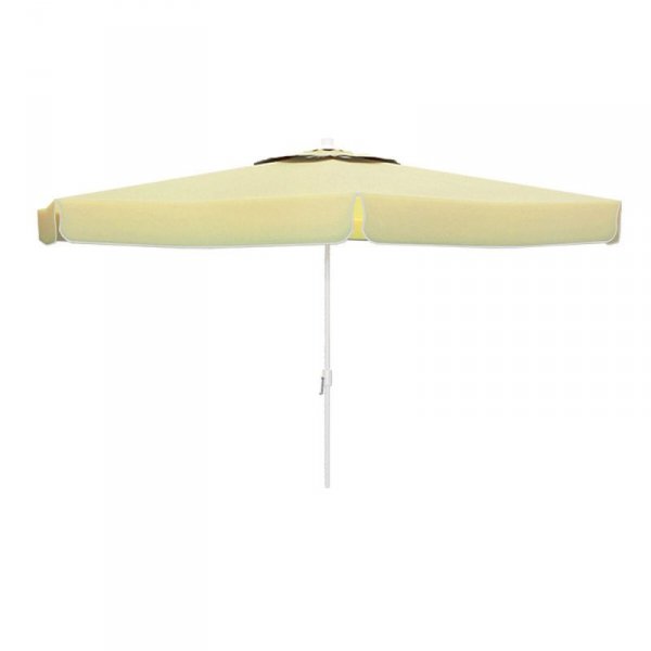 Marbueno Parasol z Aluminiowej 8 Linek D270 cm Poliester Biały Ogród, Basen i Taras 10182