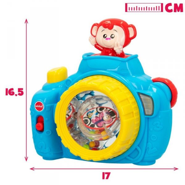 Aparat fotograficzny dla dzieci Winfun Niebieski 17 x 16,5 x 8 cm (6 Sztuk)