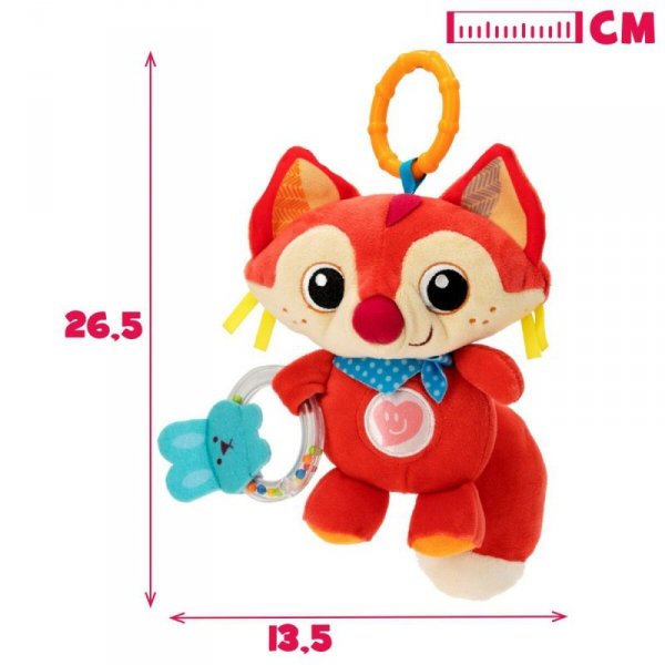 Grzechocząca przytulanka Winfun Lis 13,5 x 26,5 x 7,5 cm (6 Sztuk)