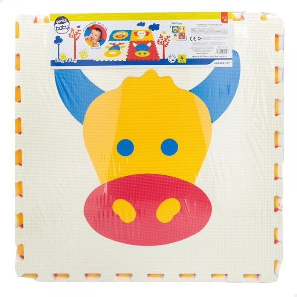 Dywan Puzzle Colorbaby 4 Części zwierzęta 118 x 118 cm EVA (2 Sztuk)