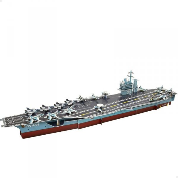 Puzzle 3D Colorbaby Nimitz Lotniskowiec 67 Części 77 x 18 x 20 cm (6 Sztuk)