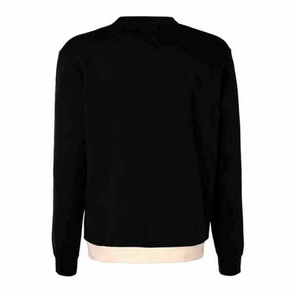 Bluza bez kaptura Męska Kappa Idisson Active Man Czarny