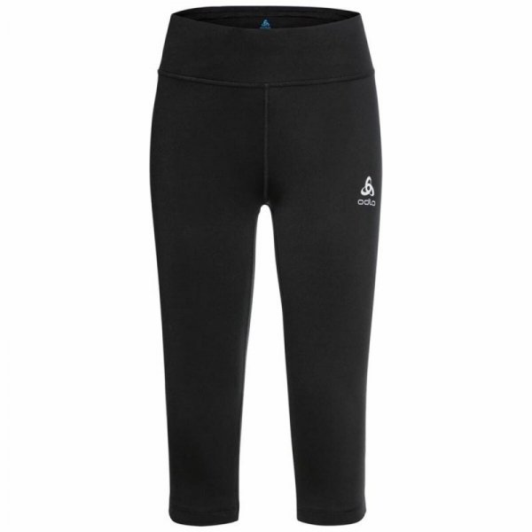 Damskie spodnie sportowe w stypu pirackim Odlo 3/4 Essential Czarny