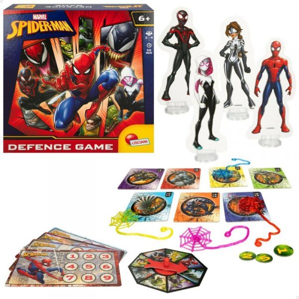 Gra Planszowa Spider-Man Defence Game (6 Sztuk)