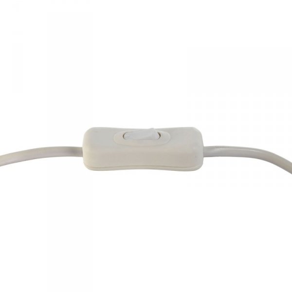 Lampa stołowa Home ESPRIT Biały Złoty Żywica Plastikowy 220 V 14 x 14 x 32 cm