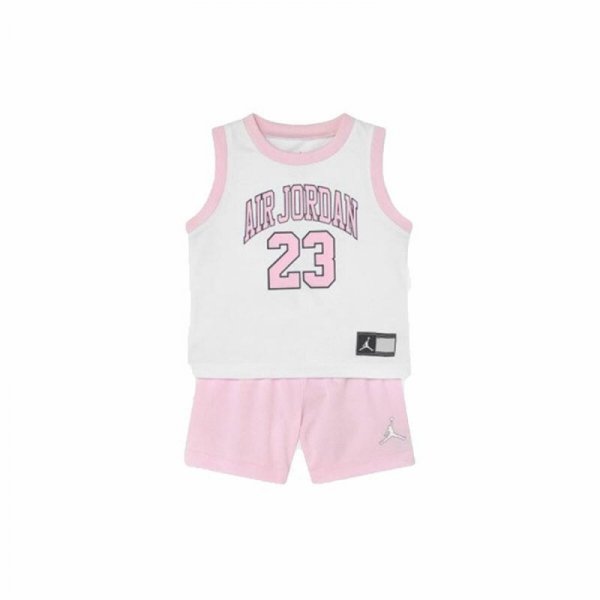 Zestaw Sportowy dla Dzieci Nike Air Jordan Cadet Wielokolorowy Różowy