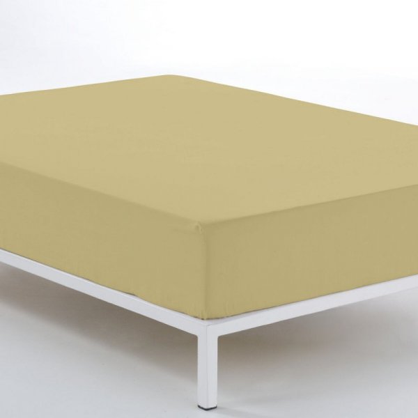 Prześcieradło Alexandra House Living Jasnobrązowy 150 x 190/200 cm
