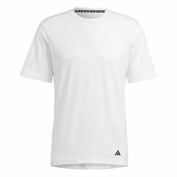 Koszulka z krótkim rękawem Męska Adidas Base Biały
