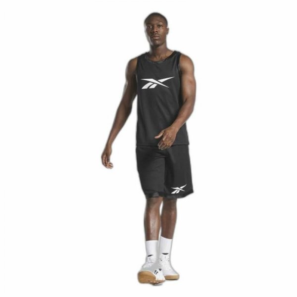 Koszulka do koszykówki Reebok Czarny