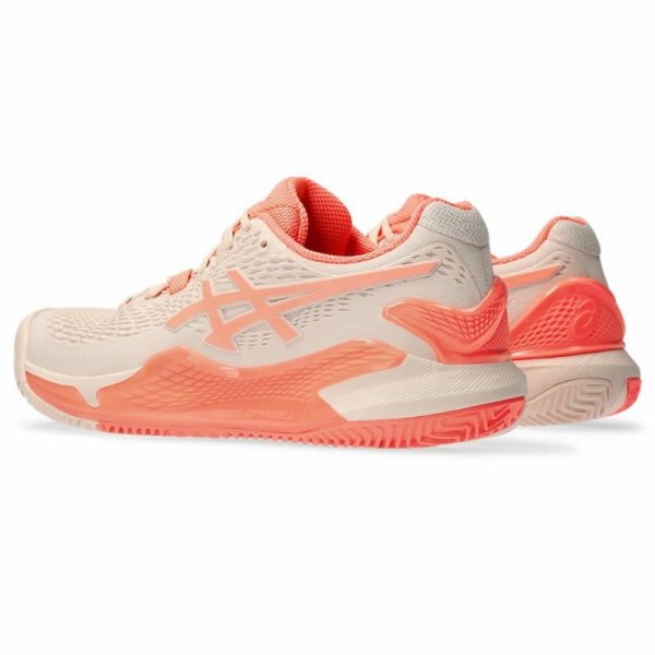 Buty damskie do tenisa Asics Gel-Resolution 9 Clay Łosoś