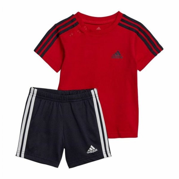 Zestaw Sportowy dla Dzieci Adidas 3 Stripes Czerwony