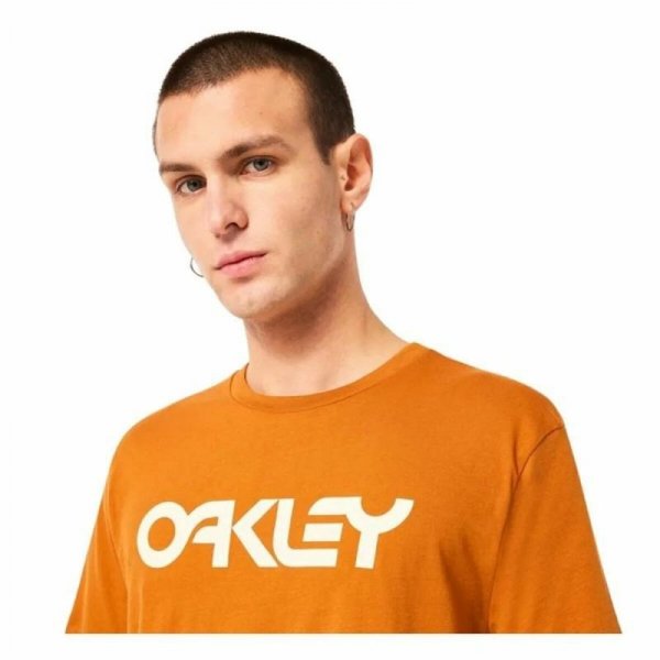 Koszulka z krótkim rękawem Męska Oakley Mark Ii 2.0 Ciemnopomarańczowy