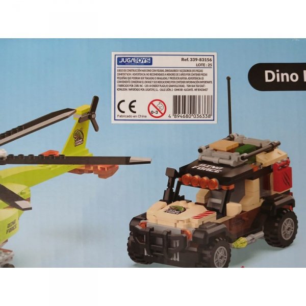 Zabawa w Budowanie + Figury Zuru Max Dino 33 x 48,3 x 7,6 cm 592 Części