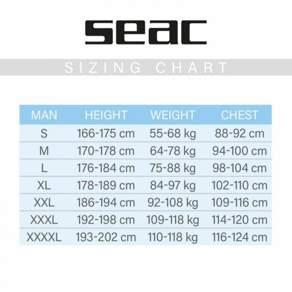 Neopren Seac Shorty Look 2,5 Mm Czarny