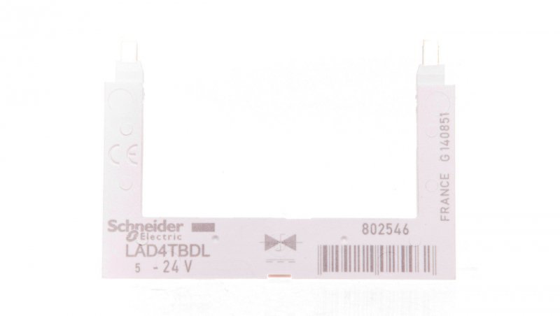 Układ ochronny dioda 24V DC do LC1D09A-D38 LAD4TBDL