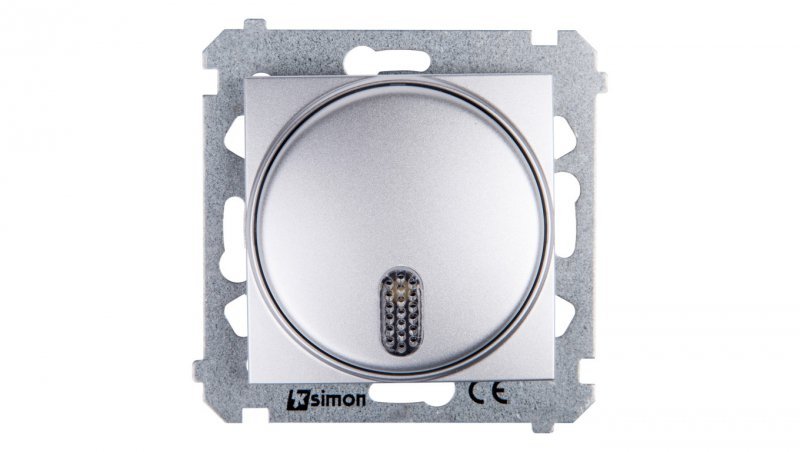 Simon 54 Dzwonek elektroniczny 70dB IP20 srebrny mat DDS1.01/43