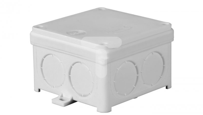 Puszka n/t hermetyczna pusta 83x83x52mm IP67 biała N 80x80S odporna na UV  35133206