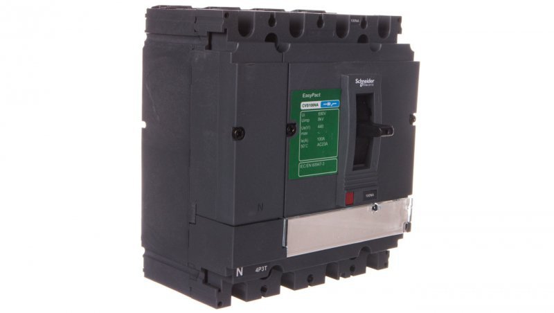 Rozłącznik mocy 4P 100A EasyPact CVS100NA LV510426