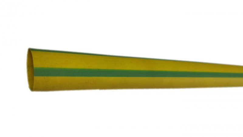 Rura termokurczliwa cienkościenna CR 19,1/9,5 - 3/4 cala żółto-zielona /1m/ 8-7126 /50szt./