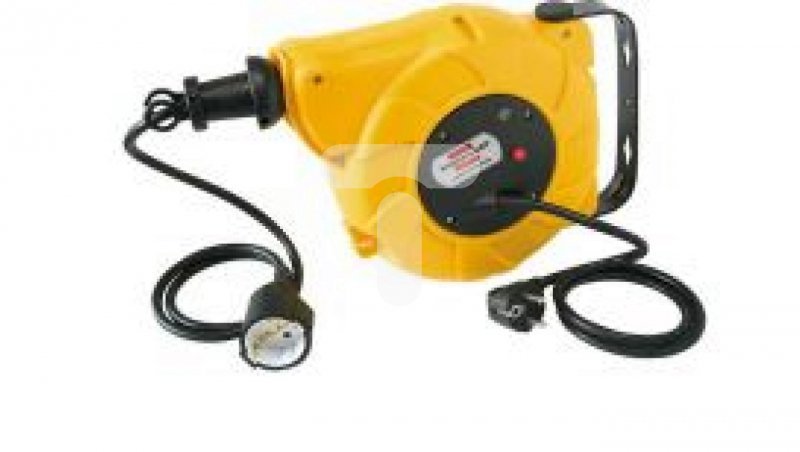 Przedłużacz bębnowy zamknięty Automatik-Box ABE 9 H05VV-F 3G1,5 9+2m żółty 1241024300