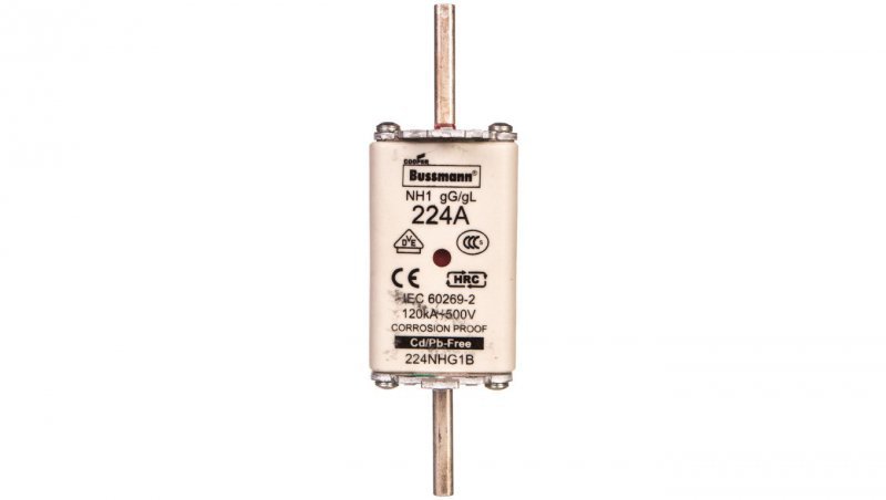 Wkładka bezpiecznikowa NH1 224A gL/gG 500V 224NHG1B