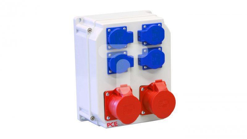 Rozdzielnica stacjonarna ECOLINE 2x16A/5P 4GS IP44 90EKO005