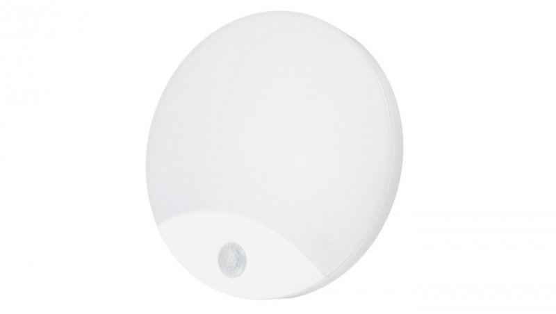 Plafoniera LED TAWAN 10W 4000K 940lm IP44 FI-25cm czujnik PIR C38-ST41-104-PIR