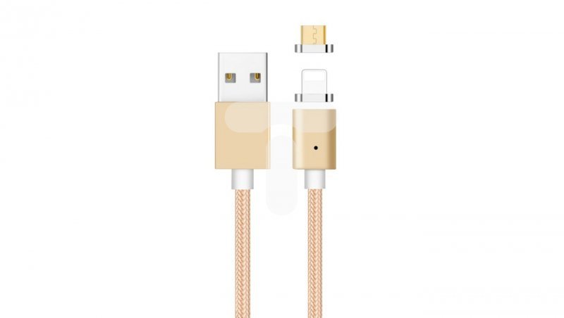 Kabel magnetyczny 2w1 microUSB/Ligtning LIBOX LB0113