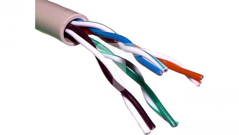 Kabel teleinformatyczny U/UTP kat.5e 4x2x0,5 155MHz Rentib /100m/