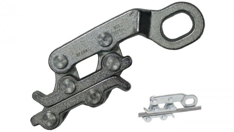 Uchwyt do napinania przewodow Al/AFL 20-40mm 12863, uchwyt afl 240, 300, 400, 500, 630, 700, 800 mm2