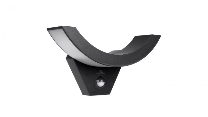 Lampa LED z czujnikiem ruchu na podczerwień MCE290 B 800lm 10W IP54 Maclean Energy kolor czarny