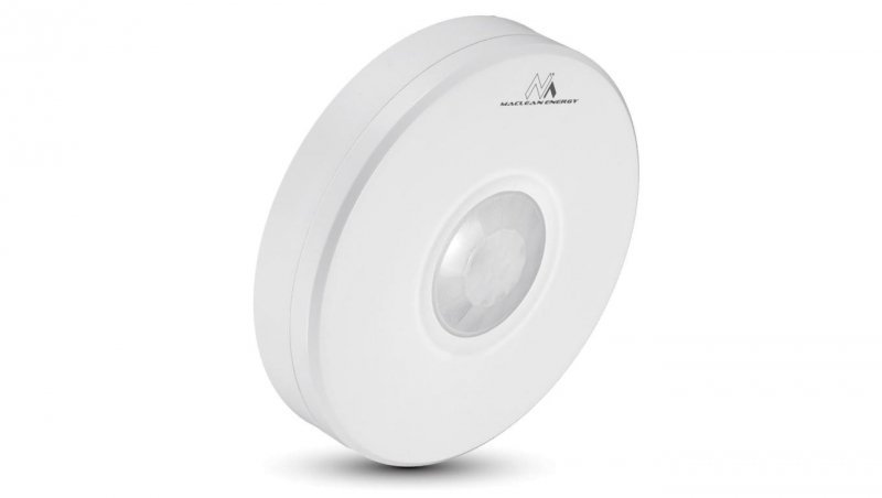 Czujnik ruchu na podczerwień płaski IP65 do stosowania na zewnątrz Maclean Energy MCE293 W zasięg 8m, max. obciążenie 2000W