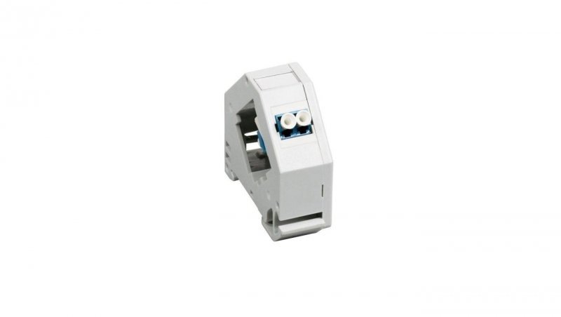 Uchwyt adapter na szynę DIN ze złączem LC Duplex Singlemode