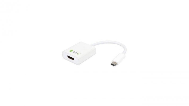 Adapter Przejściówka USB-C do HDMI UHD*60Hz Biały Techly
