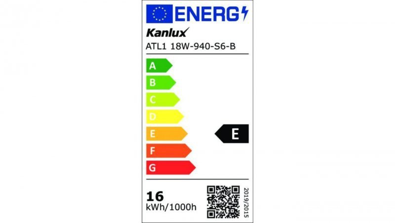 Projektor szynowy LED 18W 1800lm 4000K 220-240V IP20 ATL1 18W-940-S6-B czarny 33133