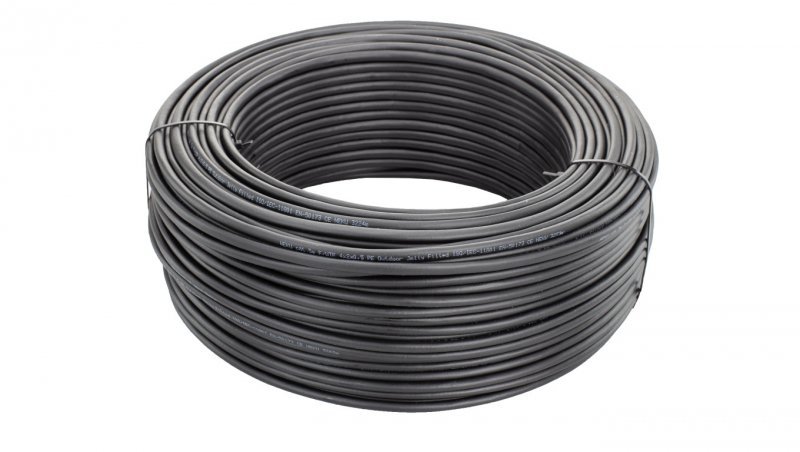 Kabel teleinformatyczny żelowany FTPw kat.5e F/UTP 4x2x0,5 NEKU /100m/