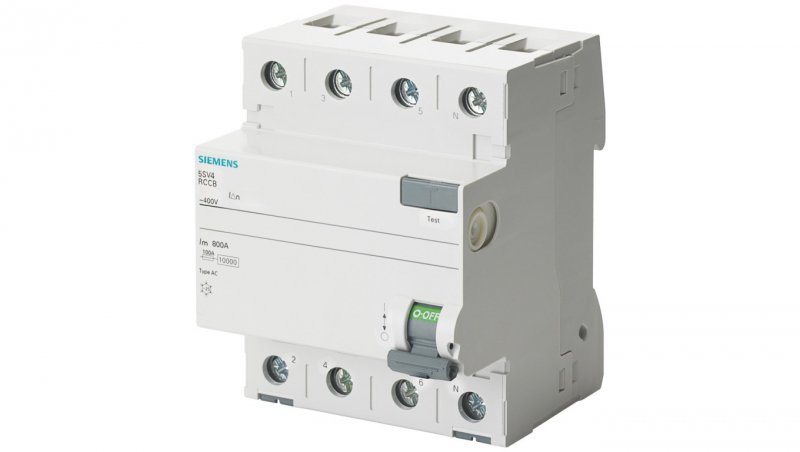 Wyłącznik różnicowoprądowy SENTRON Typ AC 25A 3+N 100mA 400V