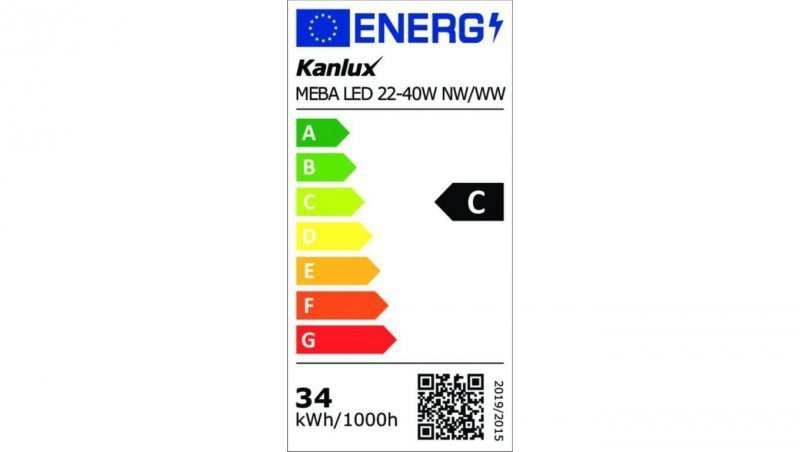 Oprawa liniowa LED MEBA LED 22-40W NW-WW 2500(WW) 2700(NW) / 4200(WW) 4400(NW) 3000/4000K IP20 33891