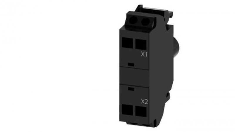 Blok Led 24-240V AC/DC biały przył. sprężynowe do montażu tablicowego 3SU1401-1BH60-3AA0