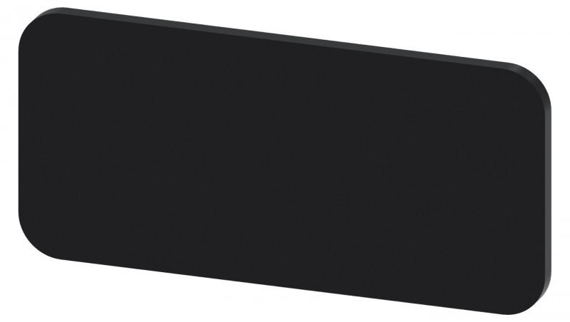 Etykieta wkładana lub samoprzylepna 12.5 x 27mm czarna białe litery bez inskrypcji do samodzielnego opisu 3SU1900-0AC16-0AA0